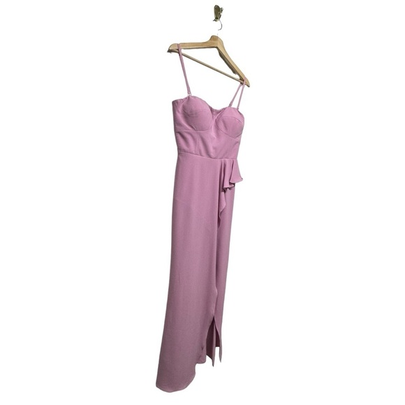 DRESS THE POPULATION Kai Bodycon Maxi Dress Lavender M - Picture 7 of 11